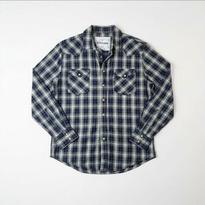 Ditch Plains NYC Western Pearl Snap Plaid Shirt - XL